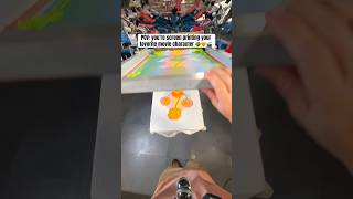 Printer POV: Can we Screenprint the MOST ICONIC Cartoon Quest Movie PERFECTLY?! 🧡😱