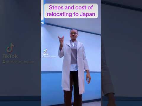 Steps and costs of relocating to Japan. #nigerianinjapan #relocation #movetojapan #japan #fypp