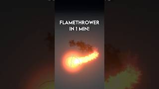 Quick Flamethrower in a minute! #visualeffects #gamedev #unity