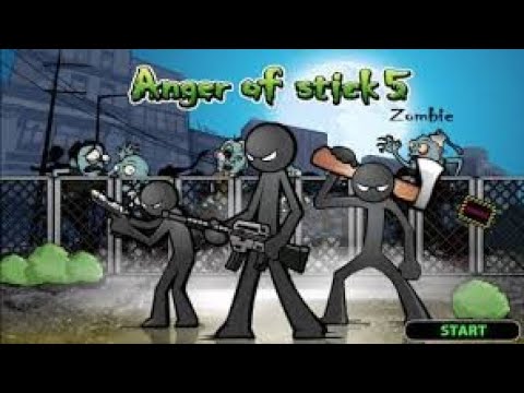 😱😱ANGER OF STICK 5 ZOMBIE GAMEPLAY