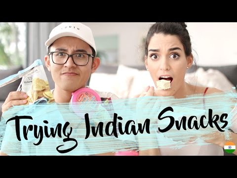 TRYING INDIAN SNACKS ft. OlivesBranch! | Melvin Tseng.