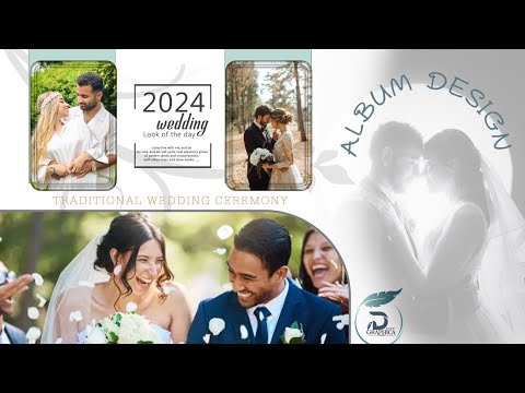 Wedding Album Design|How to Design Wedding Album in Photoshop |Album Design in Photoshop