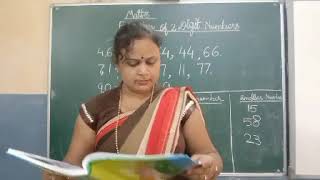 class ll c subject Maths formation of 2 digit numbers