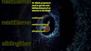 "DOM Traversal Masterclass: Test Your Skills with 50 MCQs!" #software #hcl #DOM #javascript #html 15