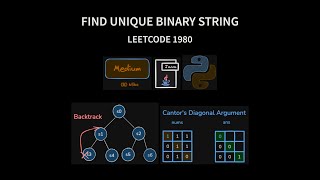 Find Unique Binary String - Leetcode 1980 | 3 Intuitive Approaches