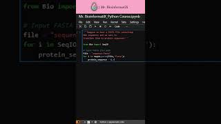 Python for Bioinformatics Trick 🧬| Bioinformatics for Beginners | Computational Biology
