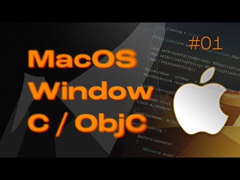 How to open a window using  C on macOS in 10 minutes