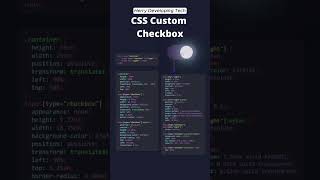 ✅ CSS Custom Checkbox with JS! 💻✨ | Stylish UI Design 2025