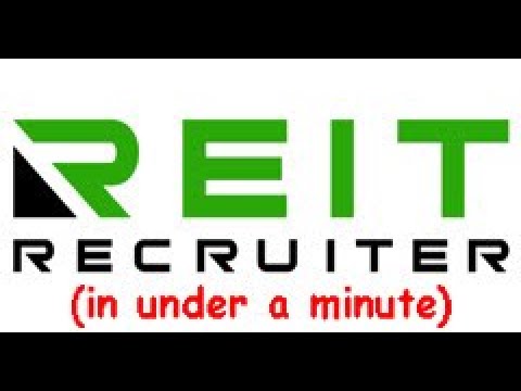 REITrecruiter in under a minute