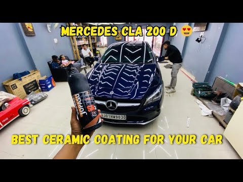 Ye kya kar diya Mercedes me 😱| Best Ceramic coating for your Cars 🔥 #mercedesbenz #ceramiccoating