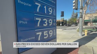 Gas prices exceed $7 per gallon at Bay Area station