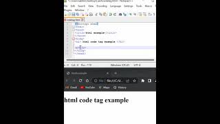 HTML code Tag