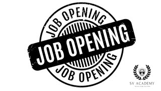 New Job Openings 