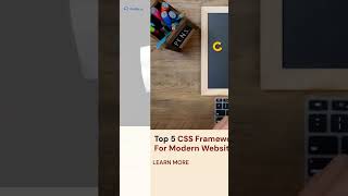 Top 5 CSS Frameworks for Modern Websites #frontendcourse