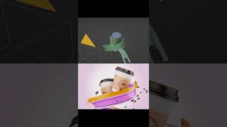 The Morning Show Motion Graphics in Blender #animation #blenderanimation #motiongraphics