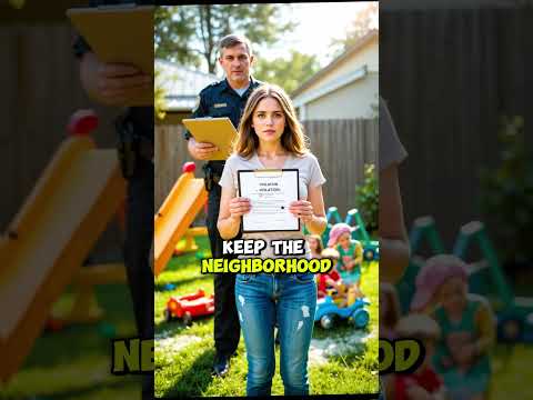 HOA Fined Her for Letting Her Kids Play Outside!! #shorts #hoadrama #karen