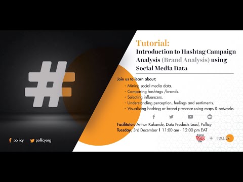 Tutorial: Introduction to Hashtag Campaign Analysis (Brand Analysis) using Social Media Data