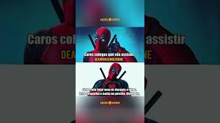 Assistam Deadpool & Wolverine em silêncio 🤫👍 #deadpool #humornerd #shorts #cinema #educação