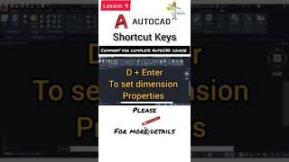 AutoCAD Shortcut keys L009. comment for complete AutoCAD course. #shorts