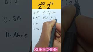 Exponent math with 2 | Math Olympiad