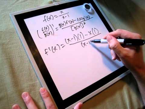 Quotient Rule Example 1