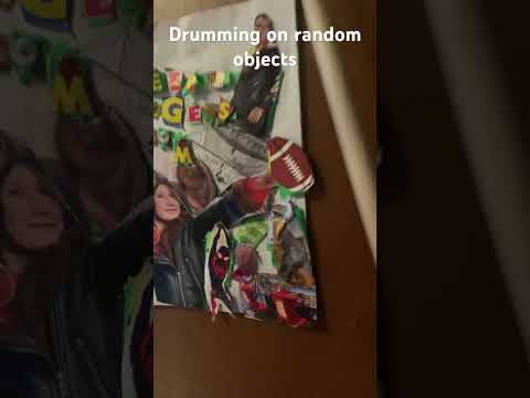 Drumming on random objects #music #drums