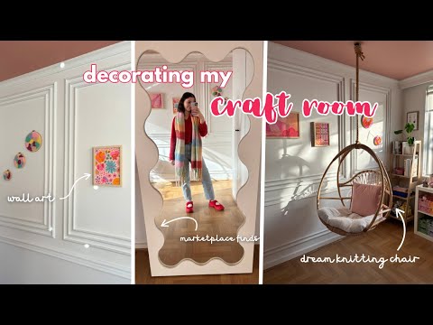 decorating my dream craft room 🧶🎀