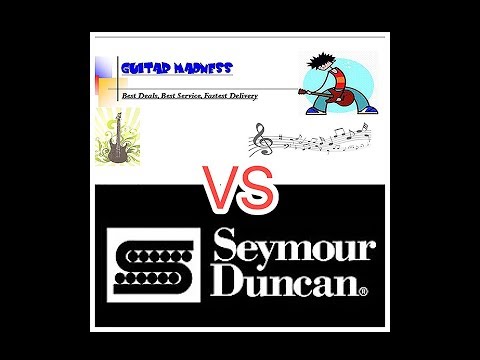 $35 eBay Guitar Madness Humbucker Set vs $200 Seymour Duncan Humbucker Set