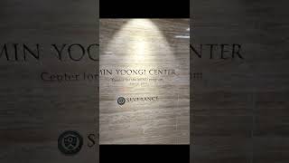 Severance Hospital shared a first look inside the Min Yoongi Treated Center #bts #minyoongi