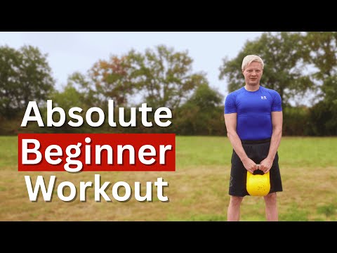 18 Minute Easy Kettlebell BEGINNER Workout | Full Body