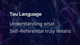 Understanding What Self-Referential truly means #Catala #Legalise  #Tau #Taunet #Taulanguage