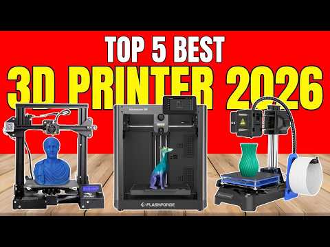 Best 3D Printer 2026 | Fastest & Smart AI 3D Printers for Beginners & Pros