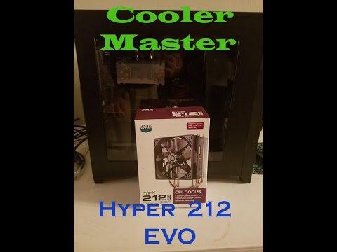 Unboxing and install of the Cooler Master Hyper 212 Evo