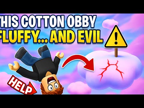 This Cotton Obby is FLUFFY… and EVIL 😭 | Roblox Rage Jumpscare 💀🧁