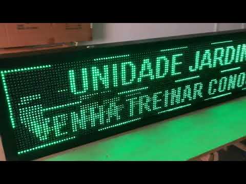 Painel de Led - 170 x 40cm - Indoor