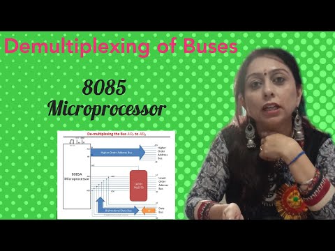 Demultiplexing of Address & Data Bus in 8085 MP.