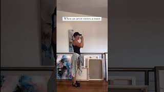 When an artist enters a room #creativeflow #creativeenergy #viralvideo