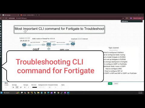 Day 14 FortiGate firewall | Fortigate Troubleshooting For Beginners | Fortigate  Command line