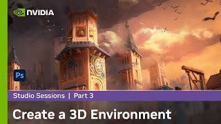 How to Create a Stylized 3D Environment w/ Florent Boston Part 3: 3D Paint-Over