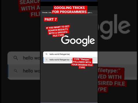 Googling Tricks For Programmers | Part 7 #programming #coding