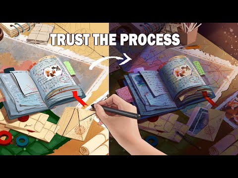 My digital art process- [ KRITA ]