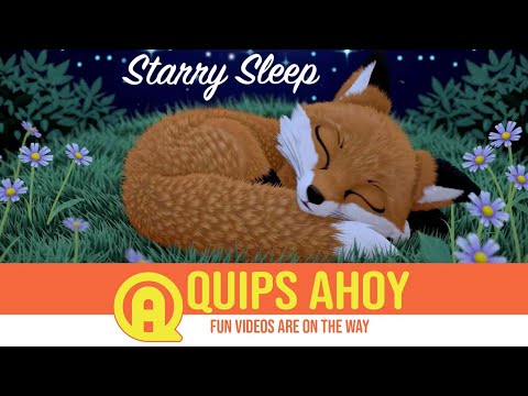 Starry Sleep Napping Song - Lullaby For Babies. Cute Fox Counting Stars.