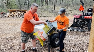 The Firewood Bundle Missing Link - @WolfeRidge Firewood Bagging Station
