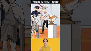 Where Is Thief Hiding ? #logicpuzzles #brainteasers #riddle #viralshorts #viral #viralreels