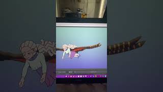 Love the feathers #biologyclub #cartoon #aesthetic #art #wingedoc #cartooseries #cartoonart #anime