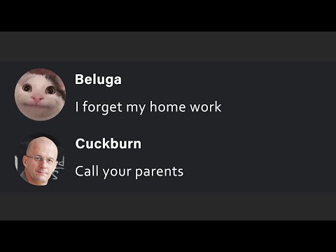 when you forget your homework Beluga