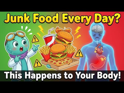Eating Junk Food Every Day? Watch What Happens! | Bubbly Science