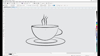 Coffee Cup Logo Designing in Corel Draw | CorelDraw Coffee Tea Cup | CorelDraw Tutorials Designing