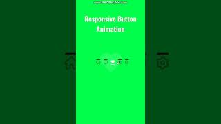 Responsive Button Animation HTML CSS JavaScript