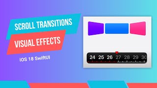 Minimal Code Demo: Scroll Transitions and Visual Effects of iOS 18 SwiftUI
